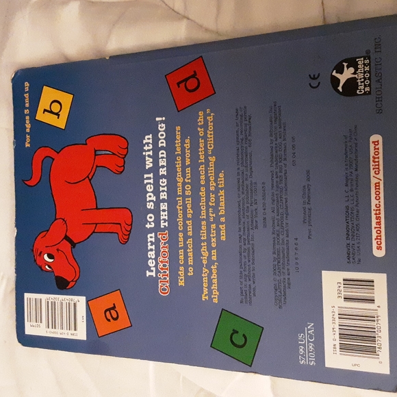 CLIFFORD  MAGNET AND SPELLING - Picture 2 of 3